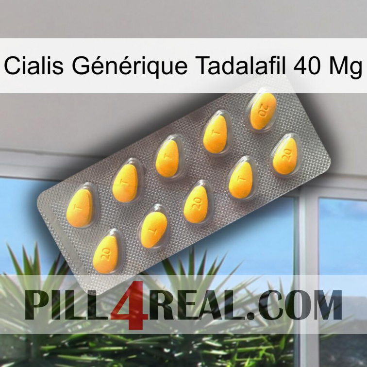 Cialis Générique Tadalafil 40 Mg cialis1